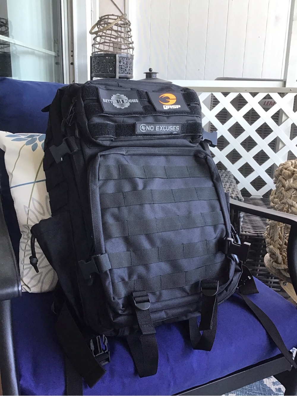 Gasp “No Excuses” Tactical Backpack with MOLLE Webbing Application; NWOT